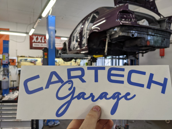 CarTech WSS Banner 30x10cm Blau