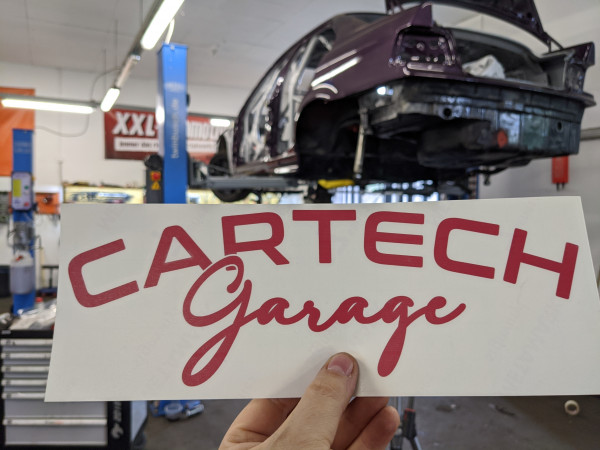 CarTech WSS Banner 30x10cm Rot