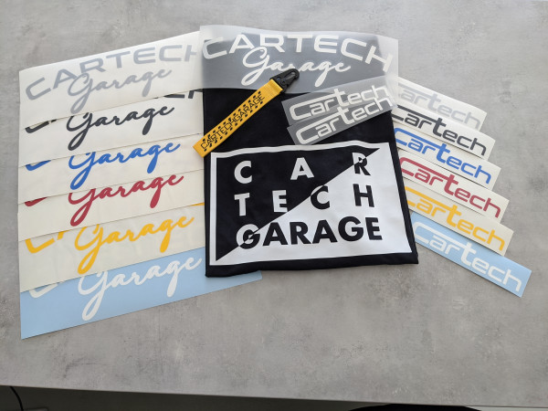 CarTech Mega Bundle T-Shirt Limited + WSS-Banner + Sticker + Schlüsselanhänger