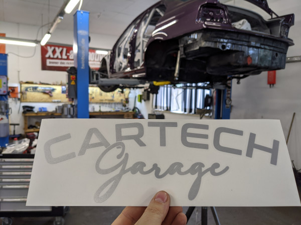 CarTech WSS Banner 30x10cm Silber